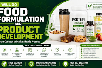 do food formulation and product development