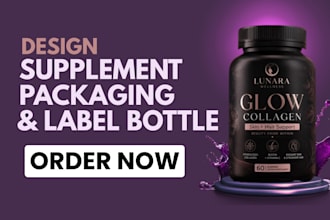 supplement label design vial label peptide sarms label peptide label design