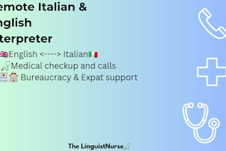be your remote italian interpreter