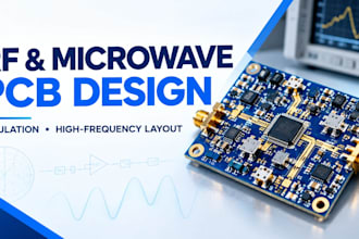 design rf microwave circuits and power amplifier pcb