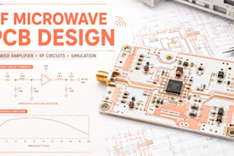 design rf microwave circuits and power amplifier pcb