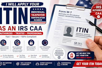 apply your itin individual taxpayer identification number as an irs caa