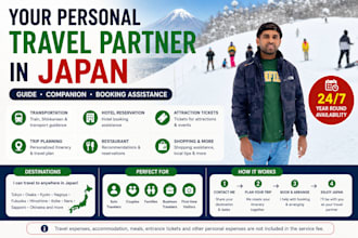 be your personal travel partner and local guide in japan
