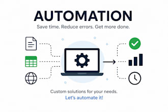 create an automation project of anything you need