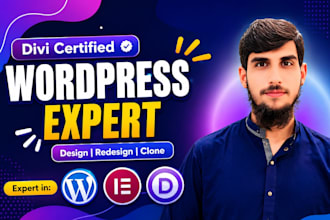 be a divi expert for wordpress divi website divi builder and divi theme