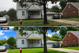 professional real estate photo editing for property listings