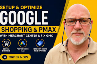 setup ai powered google shopping and pmax campaign with merchant center, fix gmc
