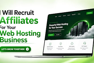 recruit top affiliates for your web hosting business