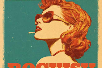 make vintage retro poster illustration