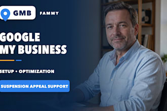 setup a verified google my business profile, reinstate suspended gmb listings