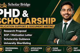 provide phd scholarship, supervisor search and application guidance