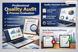 performing a detailed quality audit and process evaluation for your business
