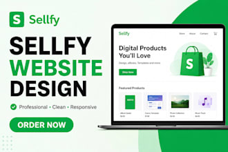 do sellfy website design and redesign