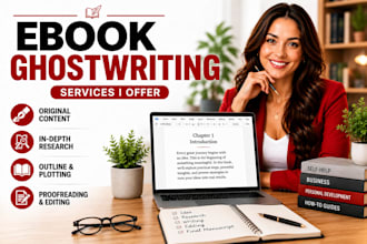 ghostwrite your ebook or kindle book