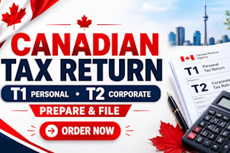 file canadian tax return,t1 personal tax and t2 corporate tax and cra tax filing