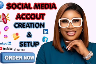 create facebook business page and setup social media accounts social media setup