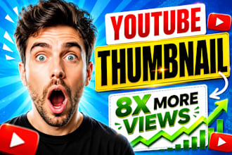make high CTR thumbnail for youtube