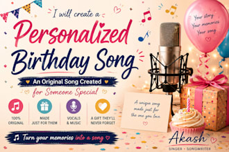 create a personalized birthday song for your loved one