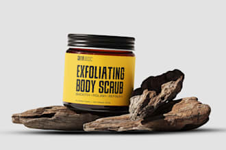 design luxury cosmetic packaging and product mockups