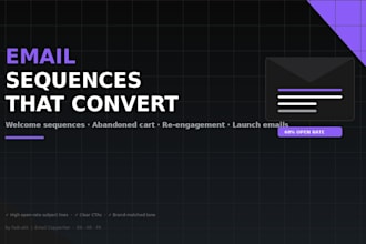 write email welcome sequence that converts subscribers to buyers
