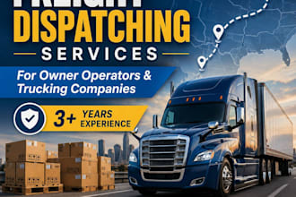 provide professional freight dispatching services