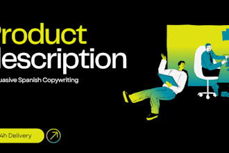 do professional product description and copywriting in 24 hours