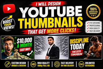 design eye catching youtube thumbnails that get more click