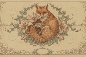 draw anything in art nouveau style