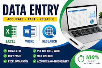do excel and word data entry work