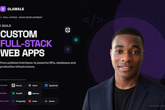 build a full stack saas web application