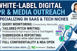 be a white label digital PR outreach partner for your agency