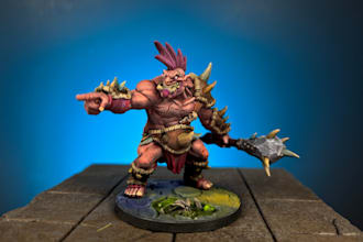 take your stl and paint your model