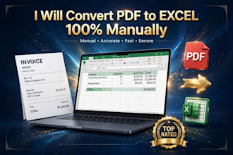 convert pdf to excel, image to excel and scanned pdf to excel