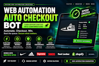 do auto checkout bot, pokemon card bot, auto purchase bot, auto buying bot