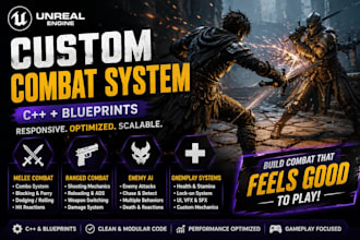 create a combat system for your unreal engine game