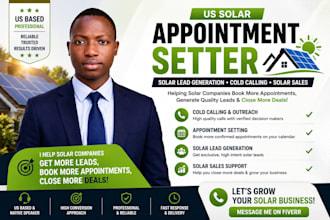 be ur US solar appointment setter solar lead generation cold calling solar sales