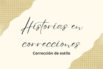 corregir tu trabajo literario