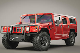 model offroad 3d vehicle for unity game, 3d cabin design,blender 3d model, parts