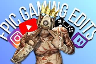 edit high energy gaming montages and youtube shorts