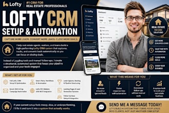 set up lofty crm lofty website design lofty website redesign lofty smart plan