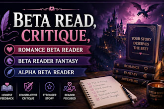 beta read, critique, romance beta reader, beta reader fantasy, alpha beta reader