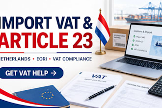 handle netherlands import vat, article 23, eori vat compliance and personal tax