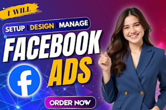 setup facebook ads, e commerce campaign and custom ad design