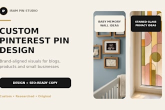 design custom pinterest pins for your brand