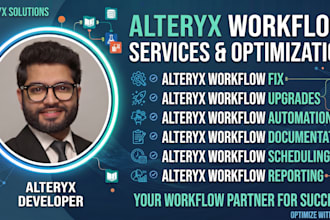 repaire, upgrade and automate your alteryx workflows