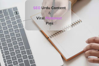 write SEO urdu article, blog post and social issues content pinterestpin