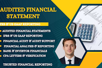 prepare audited financial statements under ifrs and US gaap