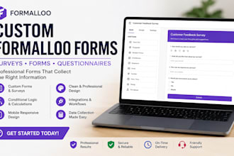 create custom formalloo forms, surveys, questionnaires and online forms