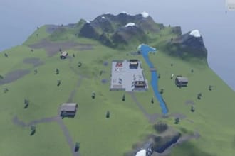 custom roblox map, game environment, terrain and custom map in roblox studio