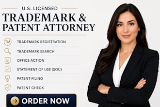 do US trademark registration, patent filing, trademark attorney for your brand